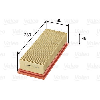 VALEO Vzduchový filter 585023