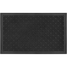 FLOMA Dots Čierna vstupná rohož 48 x 76 cm