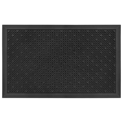 FLOMA Dots Čierna vstupná rohož 48 x 76 cm