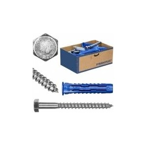 Rawlplug Universal spikes 4ALL 12x60 with insert with hex bar 8x100 10pcs. RAWLPLUG
