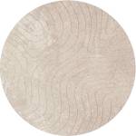 Pure Line Home Кръгъл килим palmeras Бежов вълни