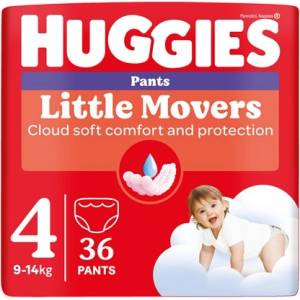 Huggies Памперси HUGGIES Little Movers Pants размер 4, 36 броя