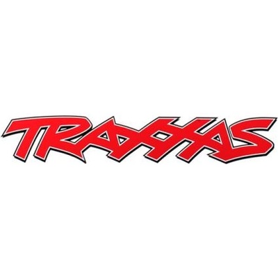 Traxxas PVC стикер червен 27x7см