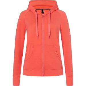 super. natural Дамско вълнено яке Super. natural Women's Essential Zip Hoodie Zip-up hoodie - Living Coral - размер XS (105-2701-1011)