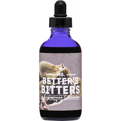 Ms.Better's Bitters Black Pepper Cardamon 40% 0,12 l (čistá fľaša)