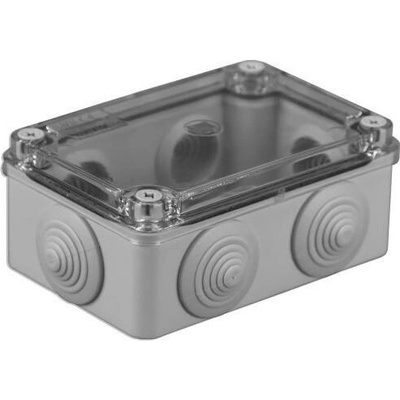 krabica inštalačná S-BOX 206-P 120x80x50, IP56 s vývodkami (PAWBOL)