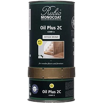 Rubio Monocoat Oil 2C Antique Bronze - Двукомпонентно масло за вътрешна употреба 1.3л (3075)