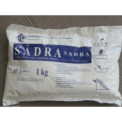 Libros Sádra šedá stavební 1 kg