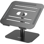 Fellowes Alumia, 15 inch, оптимална ергономия, от 15 до 30 cm регулиране, Накланяща се платформа, алуминий, черна (Alumia)