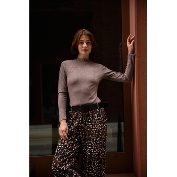 Moodo Кафява тениска с яка Moodo Moodo | Kafyav | ЖЕНИ | XS