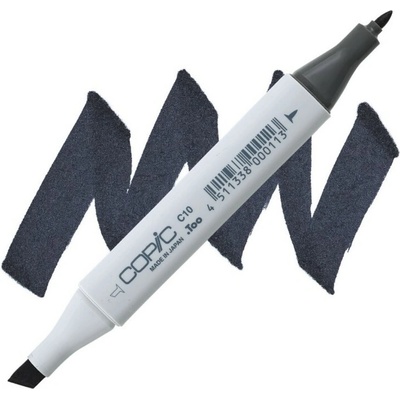 Lihová fixa COPIC Classic oboustranná Fine & Chisel, Cool gray 10 (C10)