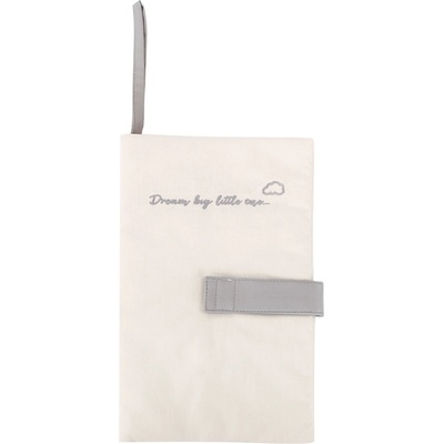 KikkaBoo Несесер за памперси с бродерия KikkaBoo Dream Big - Бежов (31108060060)