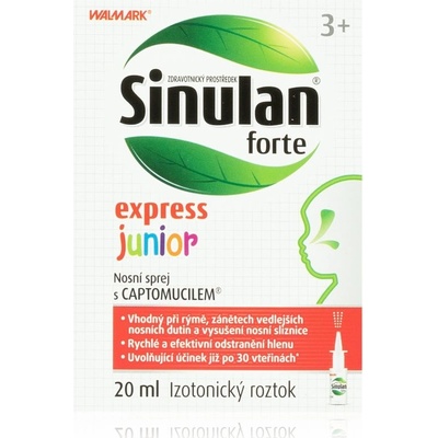 Walmark Sinulan Forte Junior nosní sprej 20 ml – Hledejceny.cz