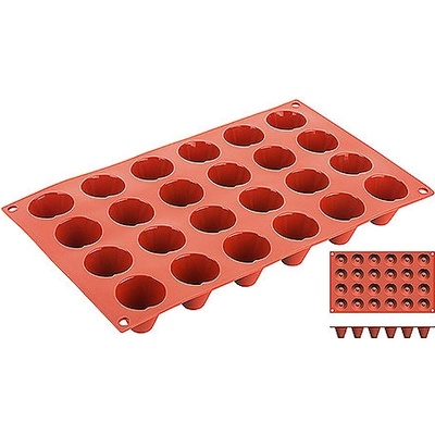 Contacto Silikonová forma na 24 bábovek 300x175x28 mm 6651/034 terakotová