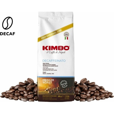 Kimbo Espresso Decaf zrnková 0,5 kg