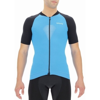UYN Granfondo OW Biking Shirt Short Sleeve Danube Blue/Blackboard pánsky