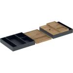 Geberit - Комплект от 4 органайзера за чекмедже, черен/бамбук 502.352. 00.1 (502.352.00.1)