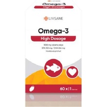 Livsane Omega-3 high dosage 60 kapsúl