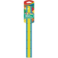 Keyroad pravítko 30 cm ohybné, dizajn LEGO mix farieb KR972609