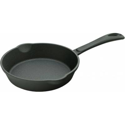 Grilovací pánev s držadlem Cattara Litina 16 cm - černá