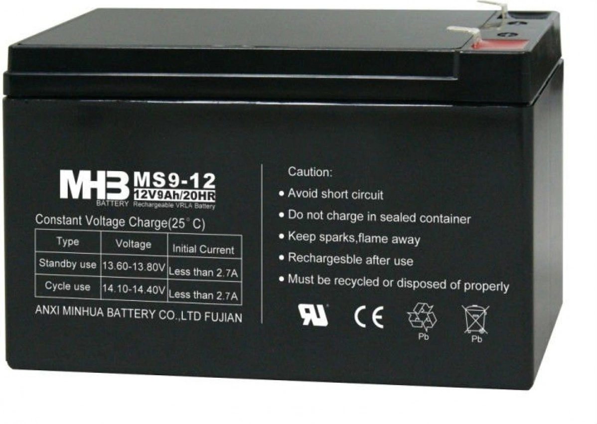 First Power FirstPwer MS9/12F2, 12V, 9Ah, 151 х 65 х 94 мм (MS9/12F2)