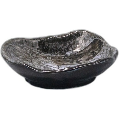 MIJ Miska na omáčku SHIRANAMI keramika černá 9 cm 60 ml