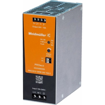 Napájecí zdroj Weidmüller PRO ECO 240W 24V 10A II (3025580000)