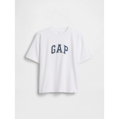 GAP Dětské tričko s logem Bílá