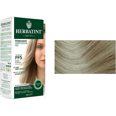 Herbatint Permanentní barva na vlasy FF5 Písková blond 150 ml