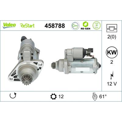 Štartér VALEO 458788