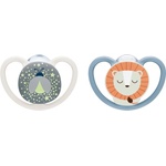 Nuk Perfect Match Air Night 0-6 m биберон Firefly/Lion 2 см