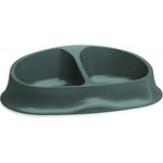 Stefanplast CHIC Double bowl - пластмасова купичка, двойна, за храна или вода 27 x 17, 5 x 7, 2 Н см, 2 х 250 мл, STEFANPLAST - Италия