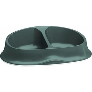 Stefanplast CHIC Double bowl - пластмасова купичка, двойна, за храна или вода 27 x 17, 5 x 7, 2 Н см, 2 х 250 мл, STEFANPLAST - Италия