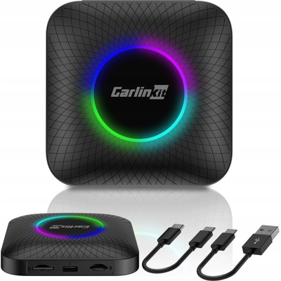 Carlinkit CarPlay Ai Box LED s Android 13 8+128GB pro originální autorádia s CarPlay (CPC200-TBOX-PLUS-LED)