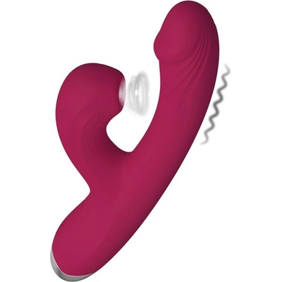 BASIC X rabbit s podlakovým stimulátorem klitorisu růžový