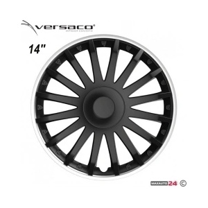Versaco Тасове за джанти 14'' Versaco Crystal SO Black