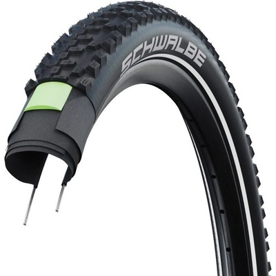 Schwalbe Smart Sam Plus 28x1,75 ETRTO 47-622 AddixPerformance DoubleDefense GreenGuard reflexní pruh 11159549
