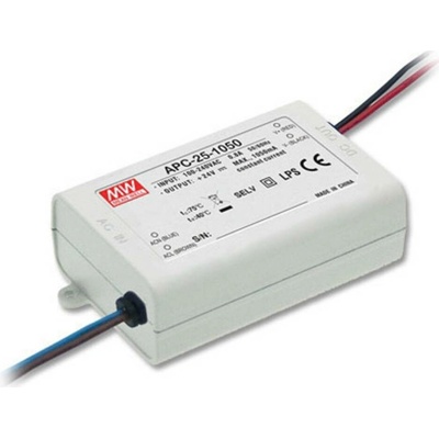 MEAN WELL APC-25-500 LED driver konstantní proud 25.2 W 0.5 A 15 - 50 V/DC bez možnosti stmívání, ochrana proti přepětí