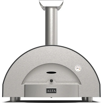 Alfa Forni Classico 2 Pizze Hybrid Schiefer Grau