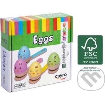 Eggs Dřevěná vajíčka