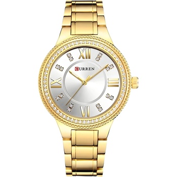 Curren Часовник curren cr-6194 - Златен / Бял kp6194 (cr-6194)