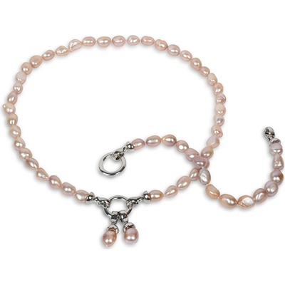 JwL Luxury Pearls z pravých růžových perel JL0556