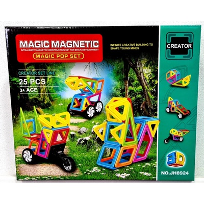 Lamps Magnetická stavebnice 25 ks