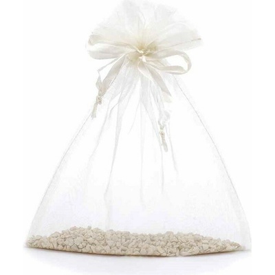 Darčekový sáčok Organza – zlatistý 17 × 22 cm