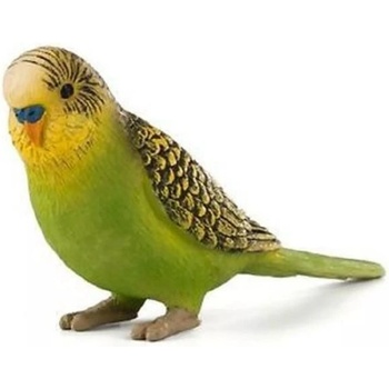 Mojo Mojo: Фигурка на зелена вълниста папагал - 8 см (MJ387262)
