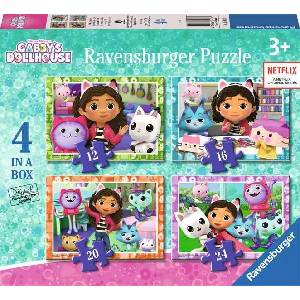 Ravensburger - Puzzle 4v1 Gaby house - 1 - 39 piese