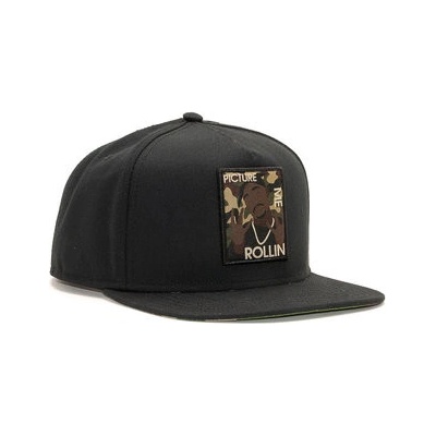 Cayler & Sons WL 2Pac Rollin Cap Black/Woodland Černá Camo Camo