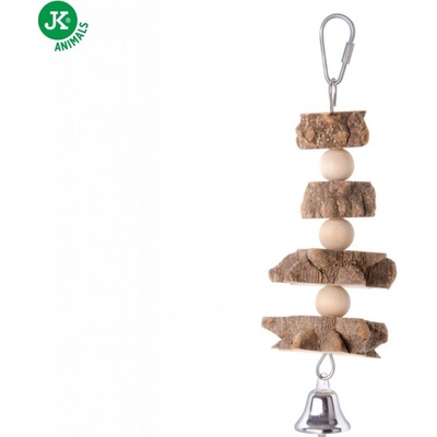 JK ANIMALS natural špíz, drevená hračka 19 cm