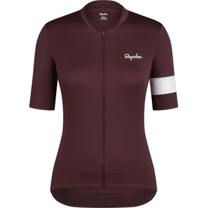 Rapha Мъжка фланелка с къс ръкав за колоездене Rapha Core Jersey Cycling jersey - Fudge / White Alyssum (056-3756-0412)