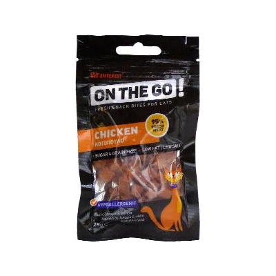 Pet Interest ON THE GO Cat Chicken Bites Хапки чисто месо за котки с пиле 25gr
